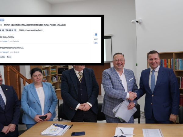 Pucioasa: Contract uriaș de publicitate media, semnat de primărie cu o firmă, cu un singur angajat, ce aparține unei înalte fețe bisericești!