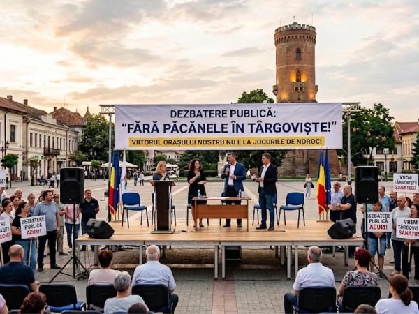 Târgoviște: Dezbatere publică privind existența sălilor de jocuri de noroc. “Dacă ai ceva de spus, spune!”, invitație lansată de o formațiune politică.