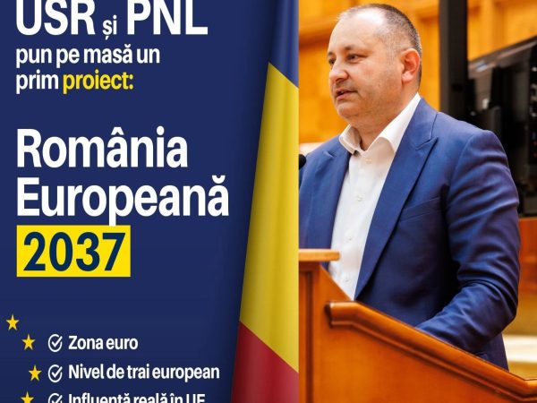 Deputat Daniel Blaga: “România Europeană 2037”, primul proiect comun al cooperării USR-PNL.