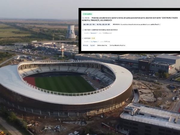 “Dâmbovița Arena”, noul stadion de la Târgoviște a costat, până acum, peste 48 de milioane de euro! Proiectul este în întârziere.